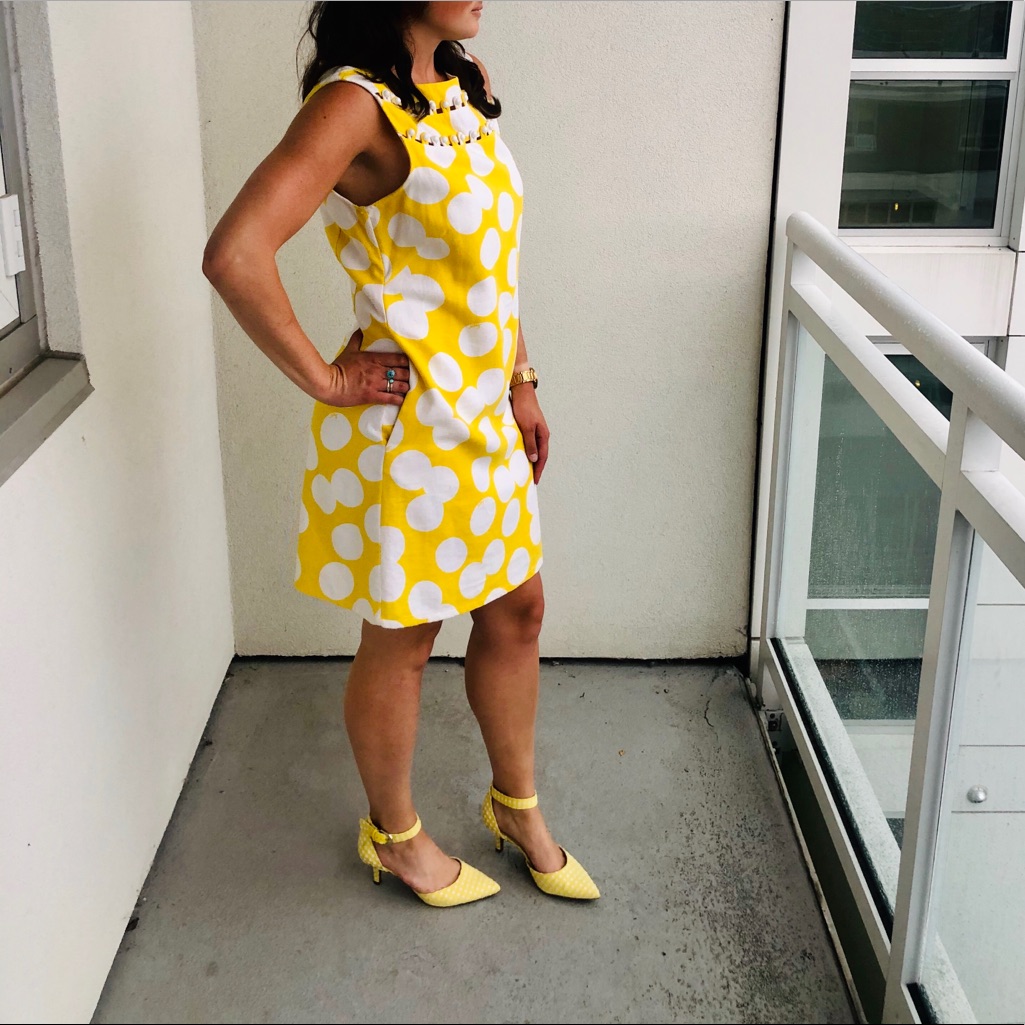 Lilly Pulitzer Yellow Polka Dot Dress